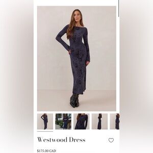 Park & Fifth Westwood Floral Long Sleeve Dress